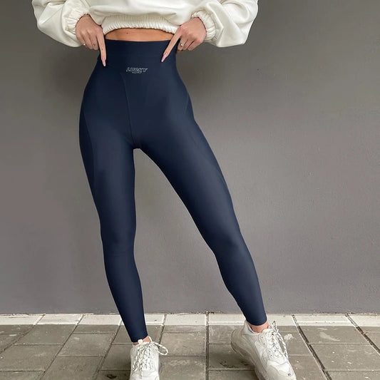 2023 Women Black High Waisted Skinny Pants Korean Fashion Seamless Leggings Sportswear Gym Running Training Tights Fall Hot Sale
